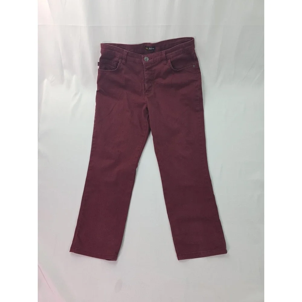 Lee Platinum Label Classic Fit Straight Leg Stretch Jeans, Red, Womens 31x24.5